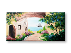 Malovaný obraz na stěnu ZEMĚ 1 dílný YOBATLN005E1