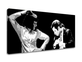 Tištěný POP Art obraz Pulp Fiction 1 dílný pulp4