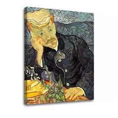 Obraz na plátně Vincent van Gogh - Portrét dr. Gacheta