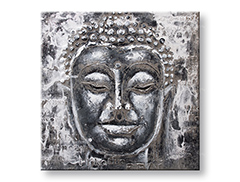 Malovaný obraz na zeď BUDHA 1 dílný CFAZH4740AE1 - 60x60 cm