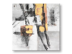 Malovaný obraz na stěnu ABSTRAKT 1 dílný CWF1143L1E1 - 60x60 cm